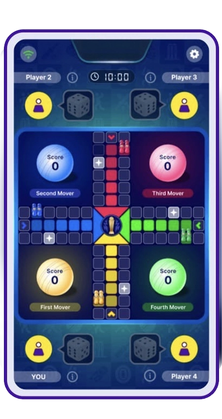 ludo board design Battle for Glory theme image
